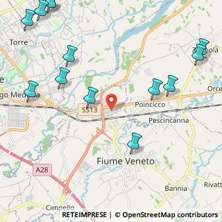Mappa Gran Shopping Granfiume, 33080 Fiume Veneto PN, Italia (3.04692)