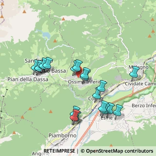 Mappa 25050 Ossimo BS, Italia (1.924)