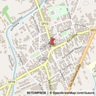 Mappa Piazza verdi 12, 33050 Mortegliano, Udine (Friuli-Venezia Giulia)