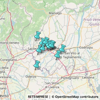 Mappa Via Italo Svevo, 33082 Azzano decimo PN, Italia (6.28333)