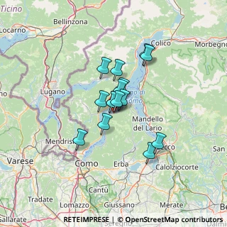 Mappa Località Bagnana, 22025 Lezzeno CO, Italia (8.632)