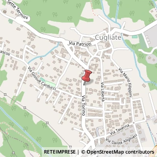 Mappa Via Torino,  24, 21030 Cugliate-Fabiasco, Varese (Lombardia)