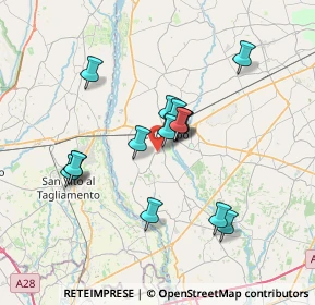 Mappa Via Ermes di Colloredo, 33033 Codroipo UD, Italia (6.018)