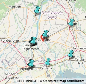 Mappa Via Ermes di Colloredo, 33033 Codroipo UD, Italia (13.978)