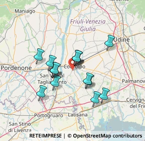 Mappa Via Ermes di Colloredo, 33033 Codroipo UD, Italia (10.33125)