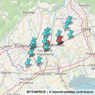 Mappa Via Forgaria ZIPR, 33097 San Vito al Tagliamento PN, Italia (10.978)