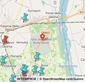Mappa Via Forgaria ZIPR, 33097 San Vito al Tagliamento PN, Italia (3.73143)