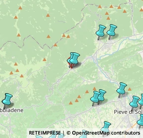 Mappa Via S. Vito, 31050 Miane TV, Italia (6.72389)