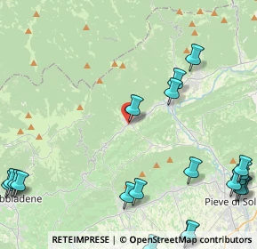 Mappa Via S. Vito, 31050 Miane TV, Italia (6.4905)