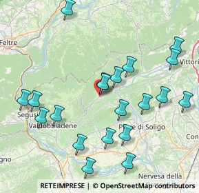 Mappa Via S. Vito, 31050 Miane TV, Italia (8.7045)