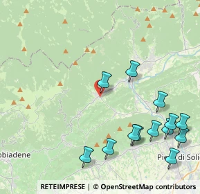 Mappa Via Cava, 31050 Miane TV, Italia (5.04769)