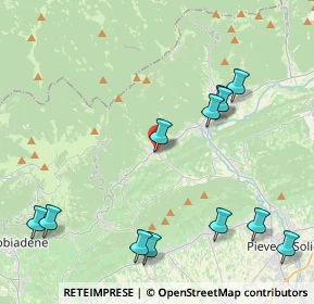 Mappa Via Cava, 31050 Miane TV, Italia (4.945)