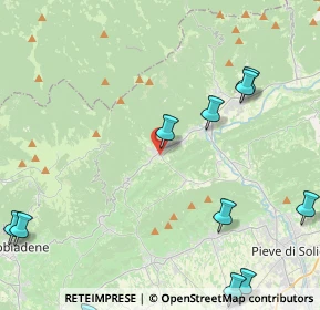 Mappa Via Cava, 31050 Miane TV, Italia (6.07)