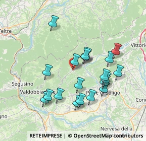 Mappa Via Cava, 31050 Miane TV, Italia (6.7885)