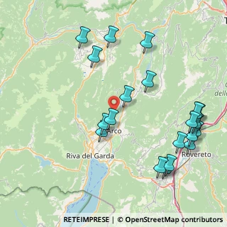 Mappa Via alle Fontane di Laghel, 38074 Dro TN, Italia (9.52)