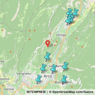 Mappa Via alle Fontane di Laghel, 38074 Dro TN, Italia (2.81091)
