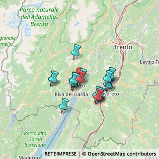 Mappa Via alle Fontane di Laghel, 38074 Dro TN, Italia (10.0335)