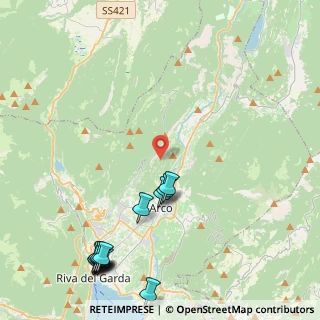 Mappa Via alle Fontane di Laghel, 38074 Dro TN, Italia (5.76769)