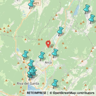 Mappa Via alle Fontane di Laghel, 38074 Dro TN, Italia (6.27533)