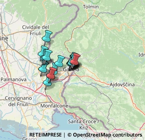 Mappa Via Pietro Blaserna, 34170 Gorizia GO, Italia (7.853)