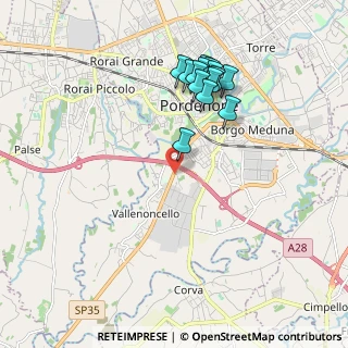 Mappa Via S. Gregorio Bassa, 33170 Pordenone PN, Italia (1.83714)