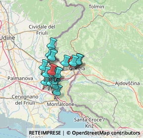 Mappa Via S. Attems, 34170 Gorizia GO, Italia (9.756)