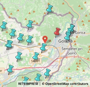 Mappa Via delle Chiese Antiche, 34170 Gorizia GO, Italia (5.0845)