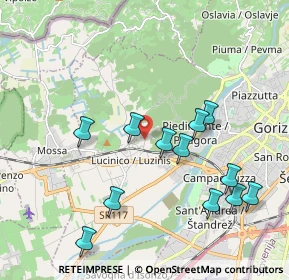Mappa Via delle Chiese Antiche, 34170 Gorizia GO, Italia (2.02917)