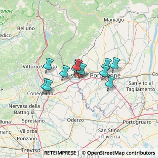 Mappa Strada Geromina, 33077 Sacile PN, Italia (9.86273)