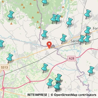 Mappa Str. delle Roncadelle, 31016 Cordignano TV, Italia (6.195)