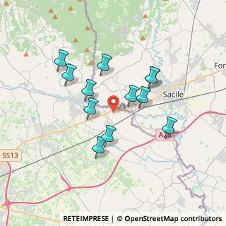 Mappa Str. delle Roncadelle, 31016 Cordignano TV, Italia (3.07583)
