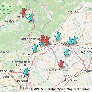 Mappa Str. delle Roncadelle, 31016 Cordignano TV, Italia (14.88167)