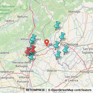 Mappa Str. delle Roncadelle, 31016 Cordignano TV, Italia (12.77545)