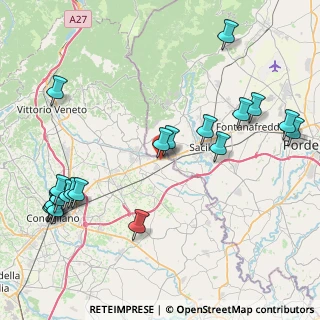 Mappa Str. delle Roncadelle, 31016 Cordignano TV, Italia (10.238)