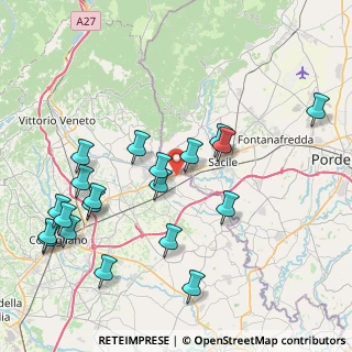 Mappa Str. delle Roncadelle, 31016 Cordignano TV, Italia (9.034)