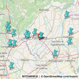 Mappa Pordenone-Portogruaro, 33170 Pordenone PN, Italia (19.95067)