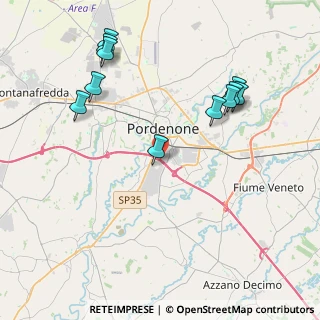 Mappa Pordenone-Portogruaro, 33170 Pravisdomini PN, Italia (4.44636)