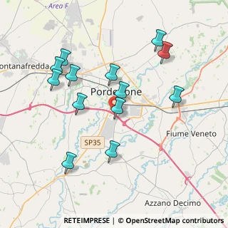 Mappa Pordenone-Portogruaro, 33170 Pordenone PN, Italia (3.84077)