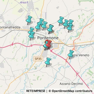 Mappa Pordenone-Portogruaro, 33170 Pordenone PN, Italia (3.29)