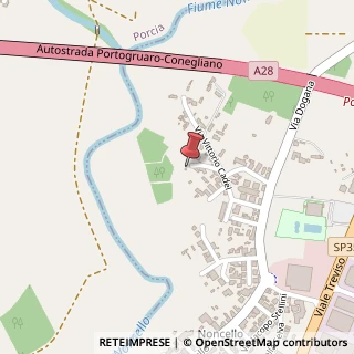 Mappa Via Vittorio Cadel,  23, 33170 Pordenone, Pordenone (Friuli-Venezia Giulia)