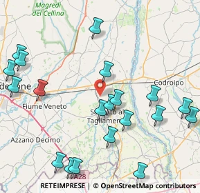 Mappa Via Zorutti, 33072 Casarsa della Delizia PN, Italia (10.065)