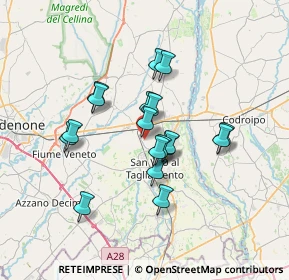 Mappa Via Zorutti, 33072 Casarsa della Delizia PN, Italia (5.49167)