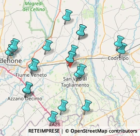 Mappa Via Zorutti, 33072 Casarsa della Delizia PN, Italia (8.7585)