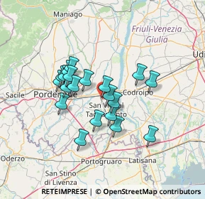Mappa Via Zorutti, 33072 Casarsa della Delizia PN, Italia (10.858)