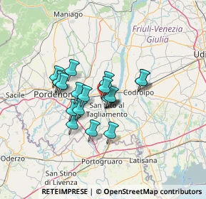 Mappa Via Zorutti, 33072 Casarsa della Delizia PN, Italia (9.199)
