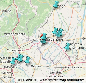 Mappa A28- Conegliano - Pordenone, 33070 Fontanafredda PN, Italia (14.7375)