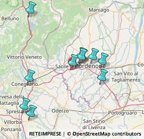 Mappa A28- Conegliano - Pordenone, 33070 Fontanafredda PN, Italia (13.93091)
