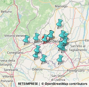 Mappa A28- Conegliano - Pordenone, 33070 Brugnera PN, Italia (10.85125)