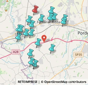 Mappa A28- Conegliano - Pordenone, 33070 Fontanafredda PN, Italia (3.987)