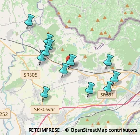 Mappa Via C. Battisti, 34070 Capriva del Friuli GO, Italia (3.635)